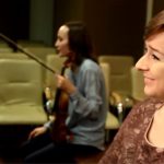 Анна Янчишина и Елена Тарасова на репетиции в центре Yamaha